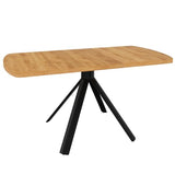HIPIHOM Extendable MDF Dining Table 4-6 People, 47.2"-63" Kitchen Table