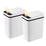 FRESHLIX 2 Pack Automatic Bathroom Trash Can 2.6 Gallon