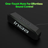 Computer Speakers, USB Powered PC Speakers, Dual Gaming and Music Modes, Plug-and-Play