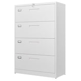 Metal Lateral Filing Cabinet Wide Office Organization Storage for Home Office Hanging Letter