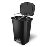 20 Gallon Trash Can - Plastic Kitchen Waste Bin with Odor Protection of Lid