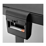 Outdoor Trash Cans Bins 2 Bin Foot Pedal Trash Can with Lid Stainless Steel Trash Bin