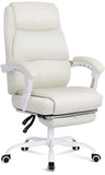 Misolant Big and Tall Office Chair with Footrest, High Back Desk Chair