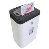 HP - Paper Shredder Micro Cut, 200-Sheet Auto Feed, Shreds Credit Cards & Staples