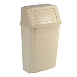Rubbermaid Commercial Products Profile Wall Mount Trash/Garbage Can/Bin, 15 GAL