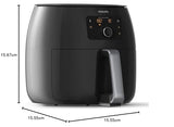 Philips Premium Airfryer XXL, Fat Removal Technology, 3lb/7qt, Rapid Air Technology, Digital Display, Keep Warm Mode Philips Kitchen Appliances