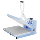 Fast Heating, Industrial Quality with Adjustable Pressure Industrial Digital Heat Press Machine Sublimation for T-Shirt, Light Blue