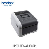 Brother TD-4550DNWB 4-inch Thermal Desktop Barcode and Label Printer, for Labels, Barcodes
