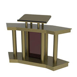 FixtureDisplays® Large Church Pulpit, Deluxe Podium Lectern