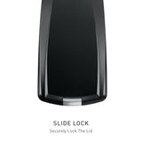 simplehuman 40 Liter / 10.6 Gallon Slim Kitchen Step Trash Can With Secure Slide Lock