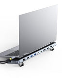 Laptop Docking Station Stand, 12 in 1 Triple 4K Display HDMI/DP, 10Gbps USB A/C Fast Data, PD 100W, Ethernet