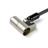 6.5 [2m] 3-in-1 Universal Laptop Cable Lock - Keyed Security Lock for K-Slot
