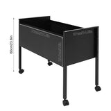 File Carts with Wheels Hanging Files, Rolling File Cart for Hanging Files