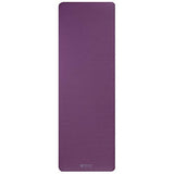 Gaiam Essentials Thick Yoga Mat Fitness & Exercise Mat with Easy-Cinch Carrier Strap, Purple, 72"L X 24"W X 2/5 Inch Thick, 10mm Gaiam