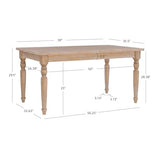 Linon Dining Table Brown