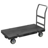 Akro-Mils Versa/Deck Push Dolly Cart with Wheels, Reinforced Plastic