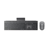 Wireless Keyboard & Mouse Combo, 2.4 GHz Dongle & Dual Bluetooth Connection, AES-128 Encryption,