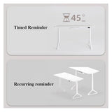 zhongxlla Standing Desk, Adjustable Height Electric Standing Desk