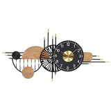 39x19 Inches Modern Large Wall Clocks for Living Room Decor, Silent Non-Ticking Battery Operated Decorative Analog Clock for Bedroom, Office, Kitchen, Entryway - Ideal Gift for Home Decor Lovers