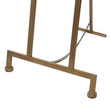 Deco 79 Metal Display Easel Large Adjustable 3 Tier Floor Standing Easel with Chain Support