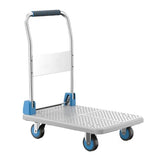 Flatbed Hand Truck, Push Cart Dolly, with Universal Wheels, Suitable Hospitals, Schools