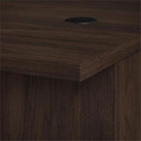 Bush Business Furniture Office 500 Executive Desk, 72W x 36D, Black Walnut