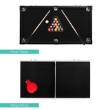 Best Choice Products 4-in-1 Multi Game Table, Childrens Combination Arcade Set w/Pool Billiards, Air Hockey, Foosball and Table Tennis - Gray