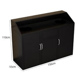JOSOGO Stainless Steel Kitchen Waste Trash Cabinet, Odor-Containing Indoor Compost Bin Station with Push Door Storage Compartment