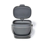 OXO Good Grips EASY-CLEAN COMPOST BIN - CHARCOAL - 1.75 GAL/6.62 L