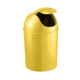 Umbra 1.25 Gallon Mini Waste Can with Removable Swing-Top Lid - Small Garbage Bin for Kitchen, Bathroom, Bedroom, Office - Yellow
