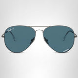 Ray-Ban Unisex Rb8089 Aviator Titanium Aviator Sunglasses