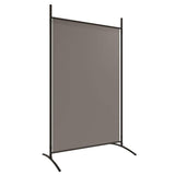 5-Panel Room Divider Anthracite 170.5"x70.9" Fabric Privacy Screen