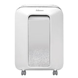 Jam-Proof Heavy-Duty Paper Shredder for Office, Shreds 12 Sheets Per Pass, White