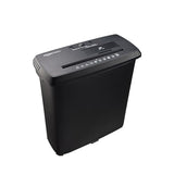 8-Sheet Strip Cut Paper, CD, and Credit Card Shredder, 3.4 gallons, Black Amazon Basics