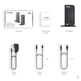 Plugable Dual DisplayPort & HDMI Docking Station - USB 3.0 & USB-C Laptop Dock for Dual Monitors, DisplayLink