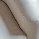 Luxury Modern Tight Curved Back Velvet Sofa, Minimalist Style Comfy Couch for Living Room Apartment