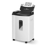 150 Sheet Auto-Feed Paper Shredder, Micro Cut P-5 High Security (5/64 x 19/32 inches