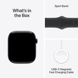 Apple Watch Series 10 [GPS + Cellular 46mm case] Smartwatch with Jet Black Aluminum Case with Black Sport Band - M/L. Fitness Tracker, ECG App, Always-On Retina Display, Water Resistant