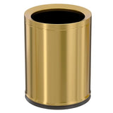 LEASYLIFE 12L/3Gal Antique Brass Bathroom Trash Can