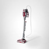 Shark HV322 Rocket Pet Plus Corded Stick Vacuum with LED Headlights, XL Dust Cup, Lightweight, Perfect for Pet Hair Pickup, Converts to a Hand Vacuum, with (2) Pet Attachments, Bordeaux/Silver