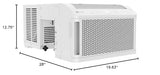 Window Air Conditioner Unit, 10,300 BTU, U-Shaped Adjustable Depth | White GE