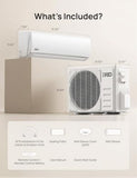 DREO Mini Split AC/Heating System 12000 BTU, 115V Split Air Conditioner