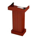 Podium Portable Lectern Wooden Podiums with Drawer and Open Storage Podium Stand Conference Table