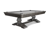 Nixon Billiards - Birdy Slate Billiard Pool Table - Grayson Grey (Dining Suite, 7 ft,No Whiteglove,Dining top)