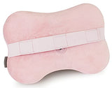 Zyllion Shiatsu Back and Neck Massager with Heat - 3D Electric Kneading Deep Tissue Massage Pillow for Muscle Pain Relief, Pink, ZMA-13