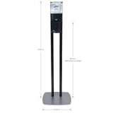 PURELL ES8 Dispenser Floor Stand with ES8 Automatic Dispenser, Graphite (Pack of 1