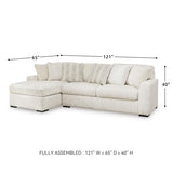 Design by Ashley Chessington Coastal L-Shaped Left-Arm Facing 2-Piece Sectional with Chaise