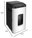 Aurora Commercial Grade 400-Sheet Auto Feed High-Security Micro-Cut Paper Shredder/ 240 Minutes