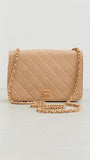 Women's Pre-Loved Chanel Full Flap Turn Lock Chain Shoulder Bag