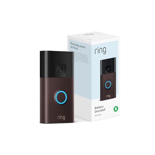 Battery Doorbell, Head-to-Toe Video, Live View with Two-Way Talk, and Motion Detection & Alerts (2024 release), Venetian Bronze Ring